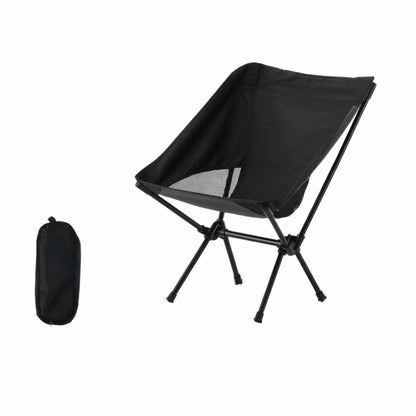 Sammenklappelig campingstol med bærevenligt format