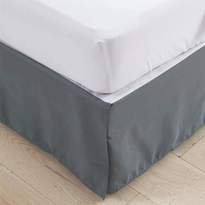 Ensfarvet sengekappe til 150 cm seng