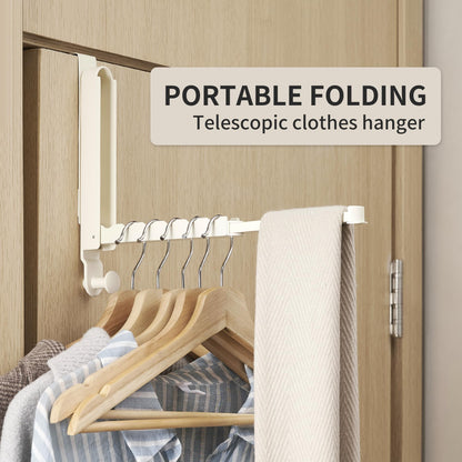 Foldbar ophængsholder i aluminium til dør eller væg