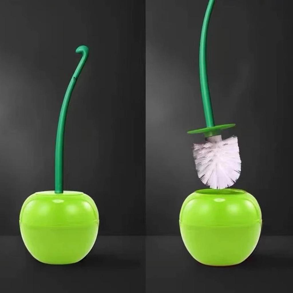 Toiletbørste med kirsebærformet holder