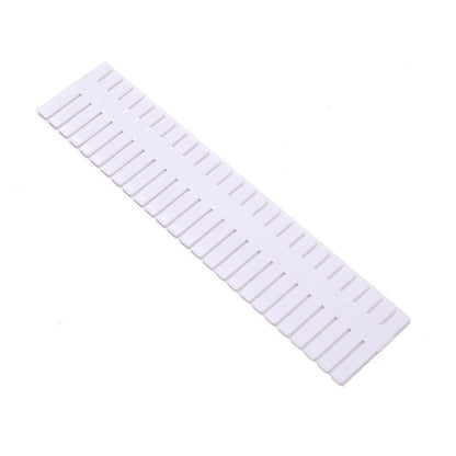 Justerbare skuffeinddelere i plast – 7 × 37 cm