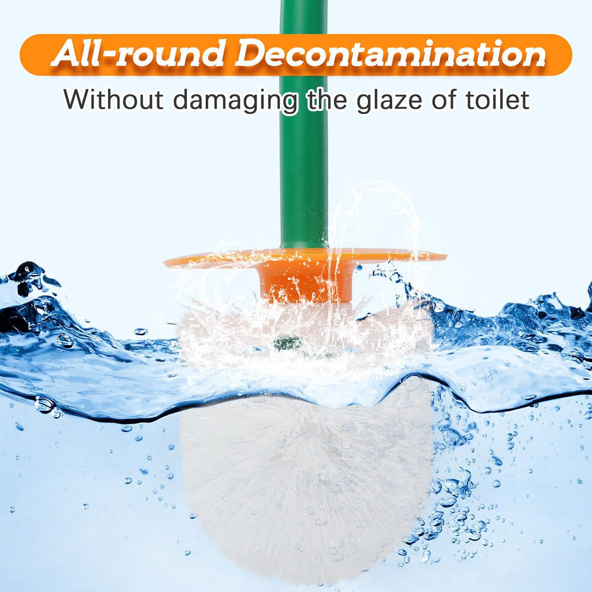Toiletbørste med kirsebærformet holder