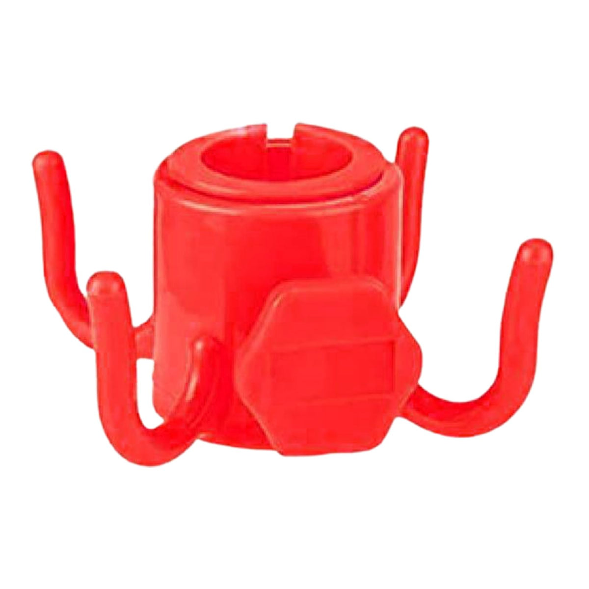 Parasolholder med 4 kroge til tasker og håndklæder