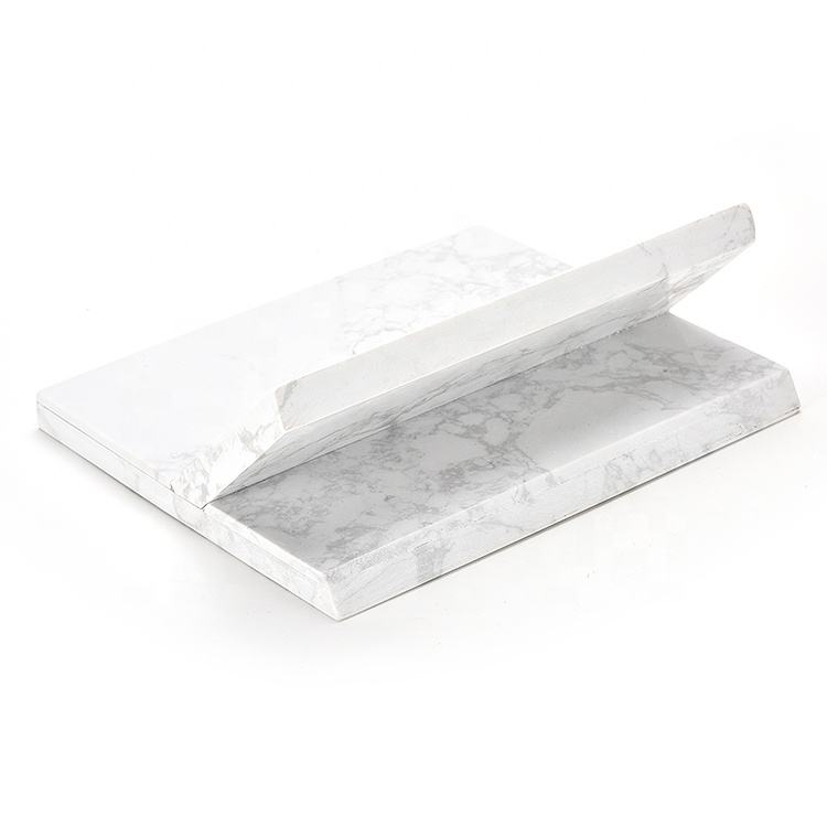 Magnetisk knivstander i marmor – 34 × 16,5 × 29 cm
