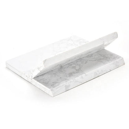 Magnetisk knivstander i marmor – 34 × 16,5 × 29 cm
