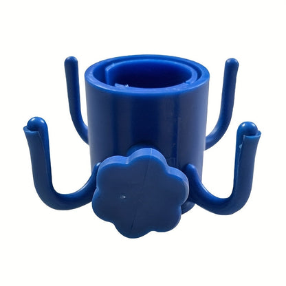 Parasolholder med 4 kroge til tasker og håndklæder