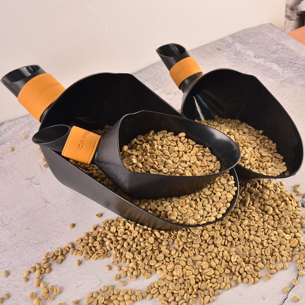 Stor køkkenskovl til kaffebønner, mel og is