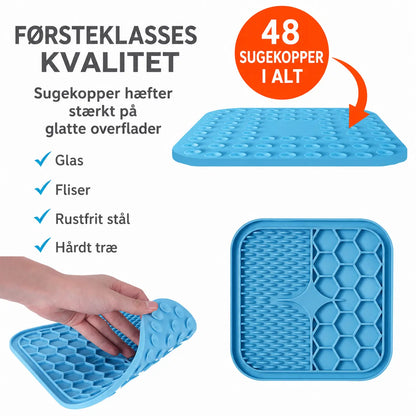 Slikemåtte med Sugkopper til Hunde