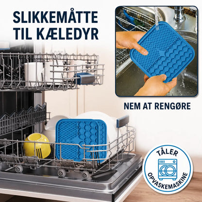 Slikemåtte med Sugkopper til Hunde