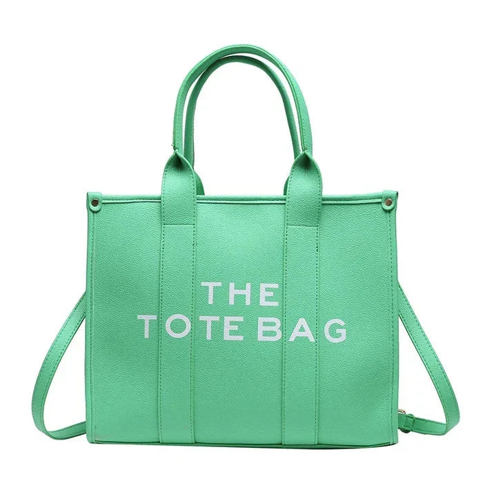 Rummelig totebag i vegansk læder til kvinder