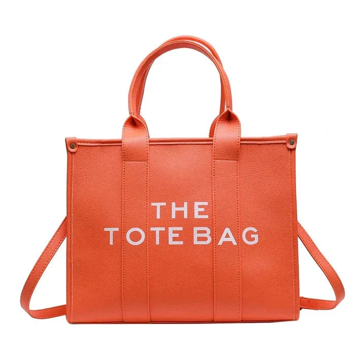 Rummelig totebag i vegansk læder til kvinder