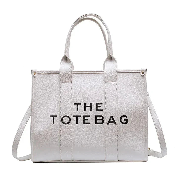 Rummelig totebag i vegansk læder til kvinder