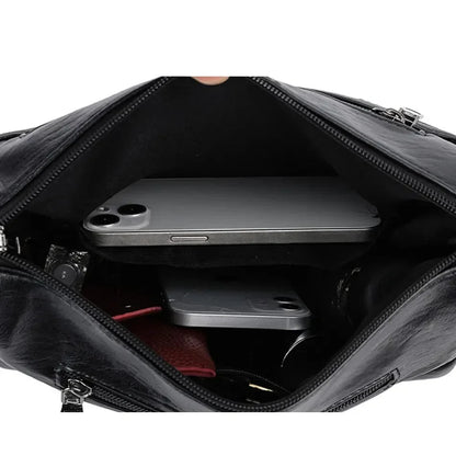 Blød crossbody-taske i vegansk læder