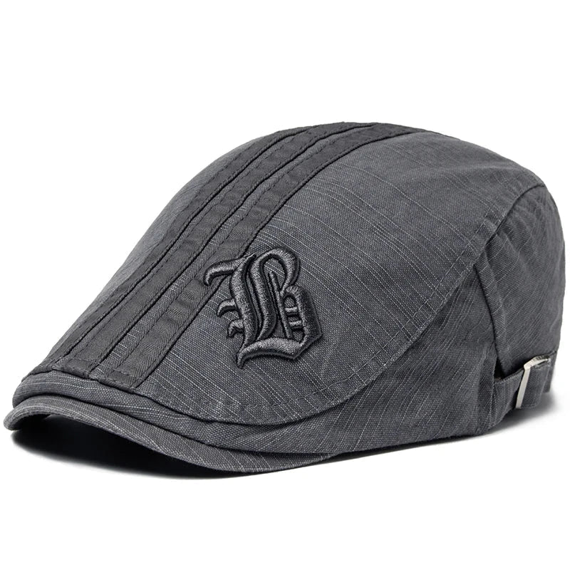 Broderet baret til herre – billede 1