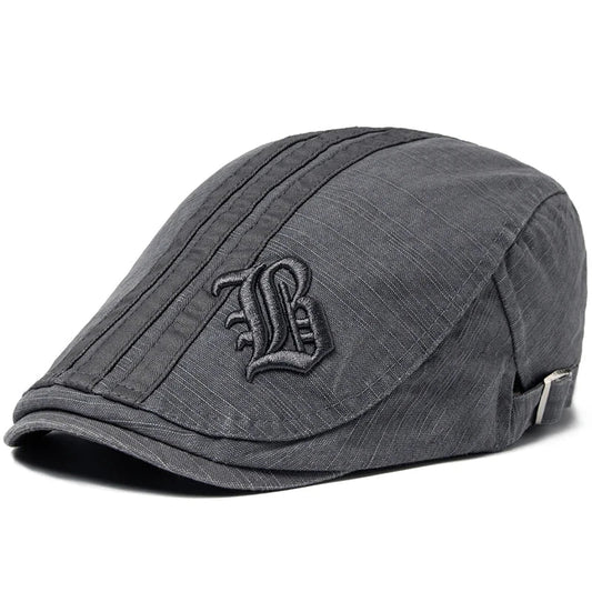 Broderet baret til herre – billede 1