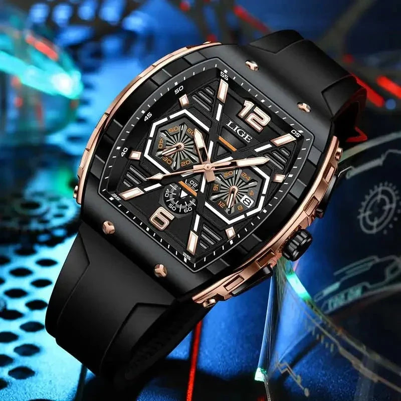 Sporty herreur med quartz-urværk – billede 9