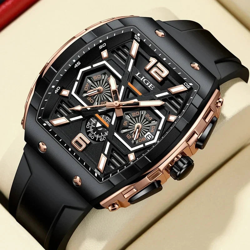 Sporty herreur med quartz-urværk – billede 6