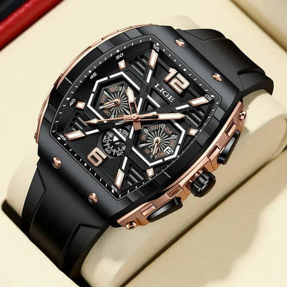 Sporty herreur med quartz-urværk – billede 2
