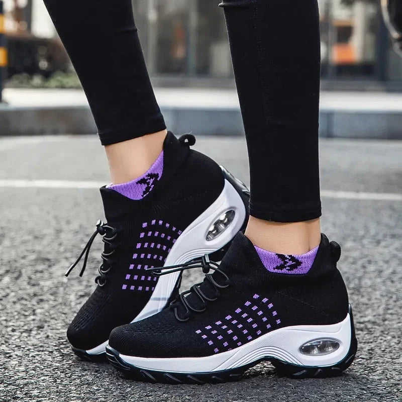 Komfortsko med polstret sål til kvinder