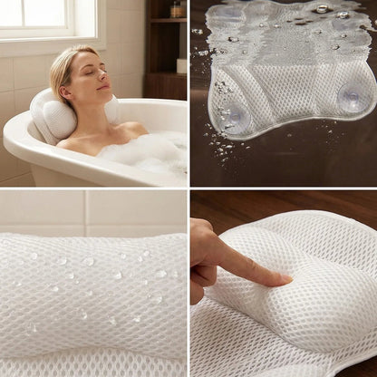 Badepude i 3D-mesh med sugekopper