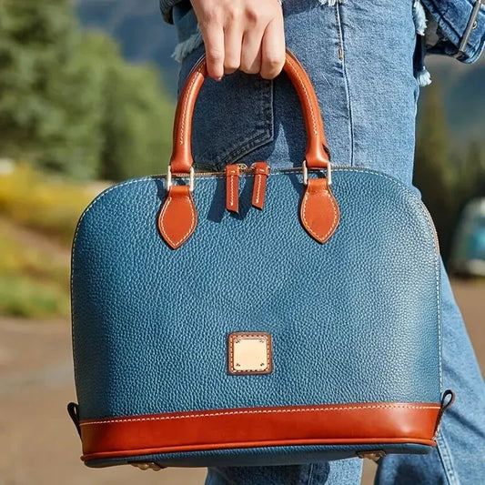Helena Classic – retro dametaske i vegansk læder – billede 1