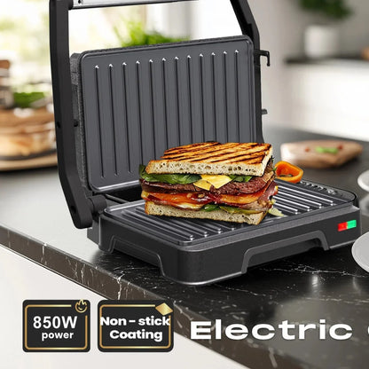 2-i-1 sandwichpresser og 180° bordgrill – produktbillede 2