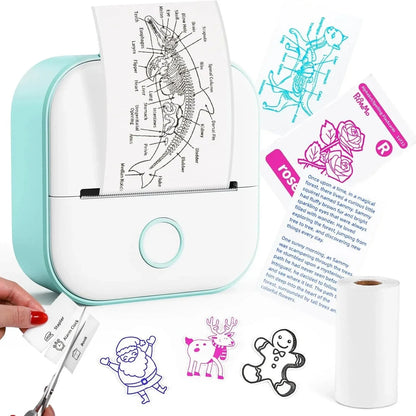Mini Bluetooth-labelprinter uden blæk – produktbillede 2