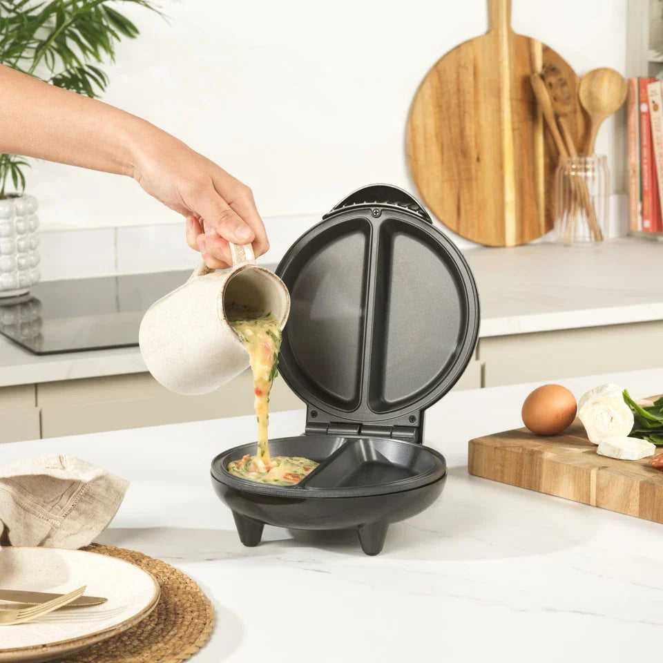 Dobbelt omeletmaskine med non-stick-plader – 750 W – produktbillede 2