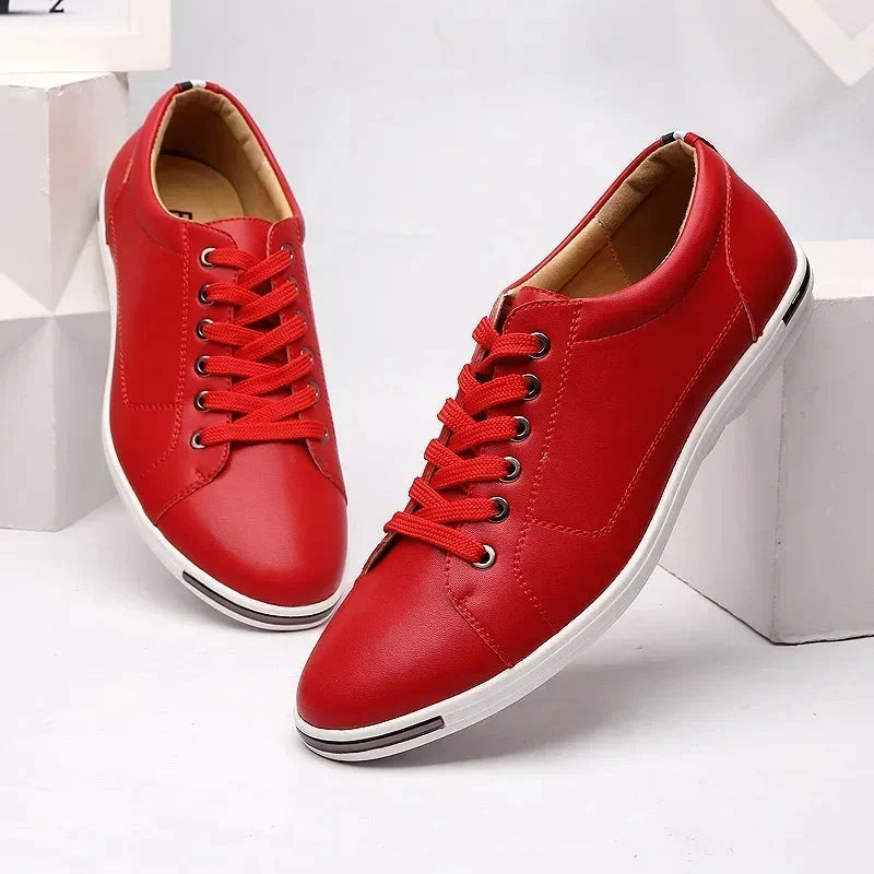 Casual sneakers i vegansk læder