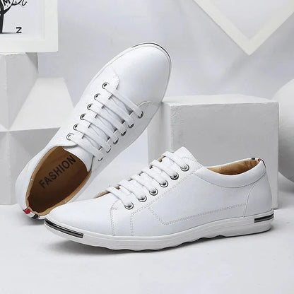 Casual sneakers i vegansk læder