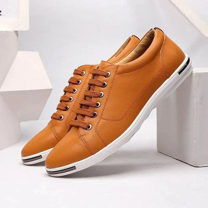 Casual sneakers i vegansk læder