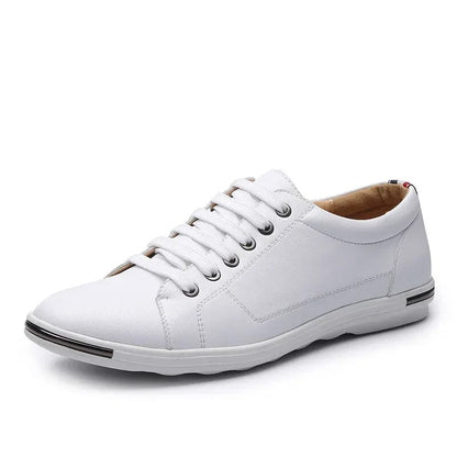 Casual sneakers i vegansk læder
