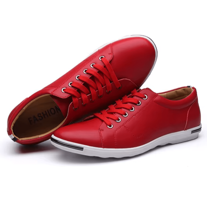 Casual sneakers i vegansk læder