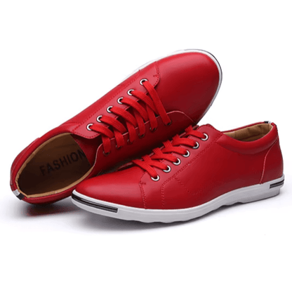 Casual sneakers i vegansk læder