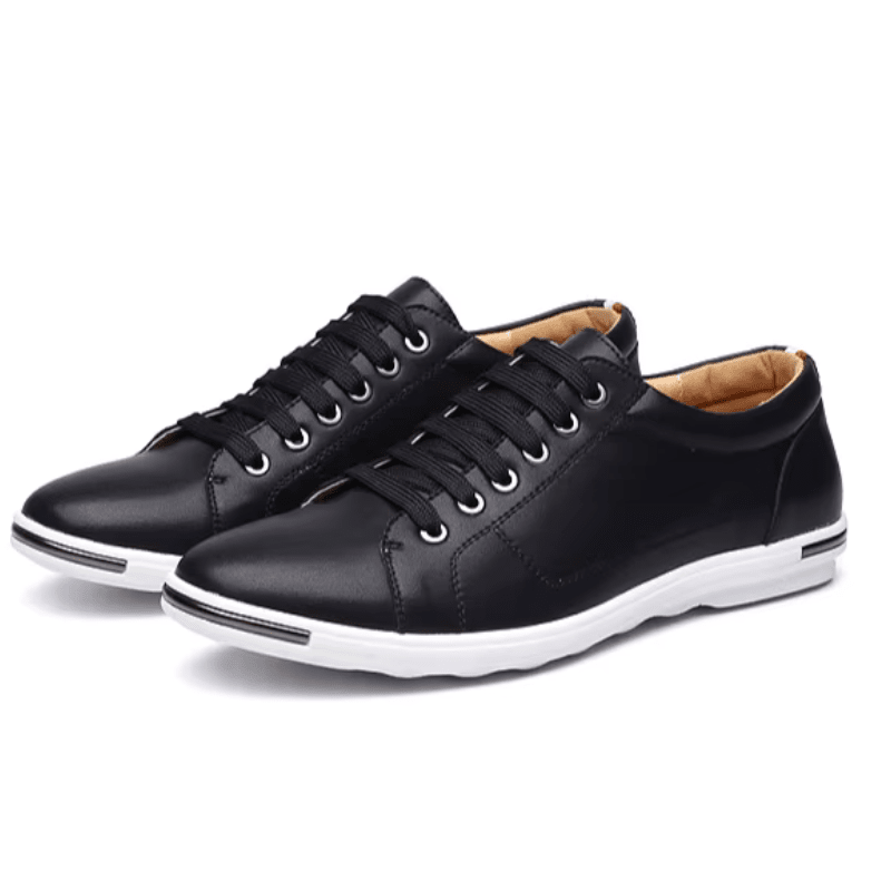 Casual sneakers i vegansk læder