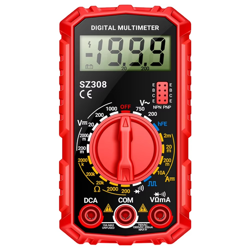 Elektrisk testsæt med digitalt multimeter
