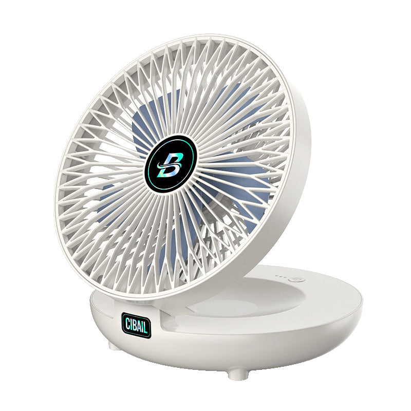 Kompakt justerbar ventilator til luftcirkulation