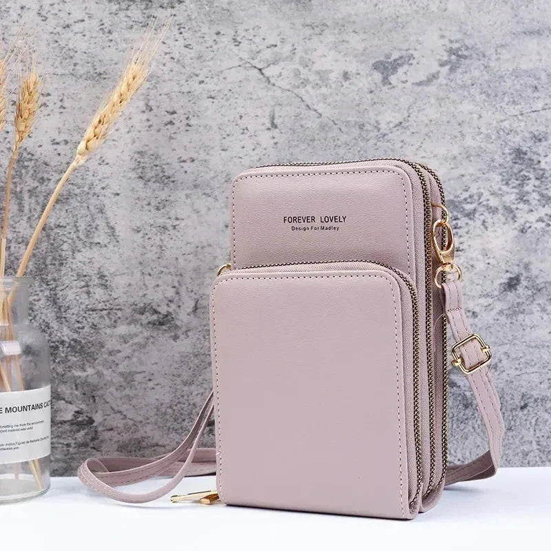 Lille crossbody-taske i vegansk læder