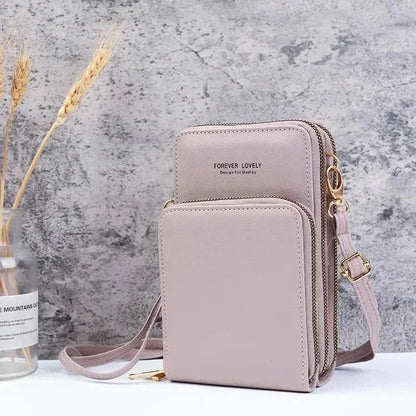 Lille crossbody-taske i vegansk læder