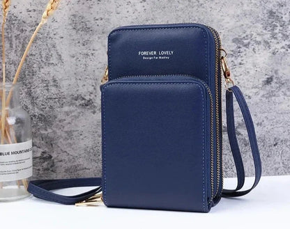Lille crossbody-taske i vegansk læder