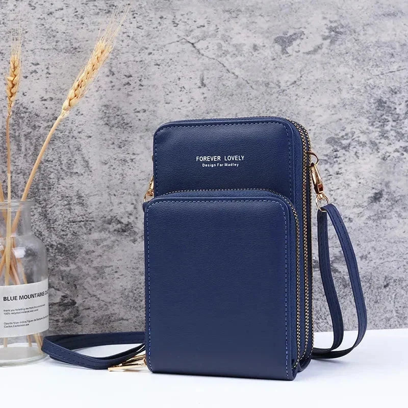 Lille crossbody-taske i vegansk læder