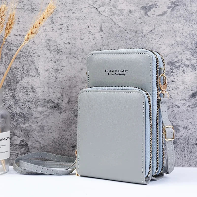 Lille crossbody-taske i vegansk læder