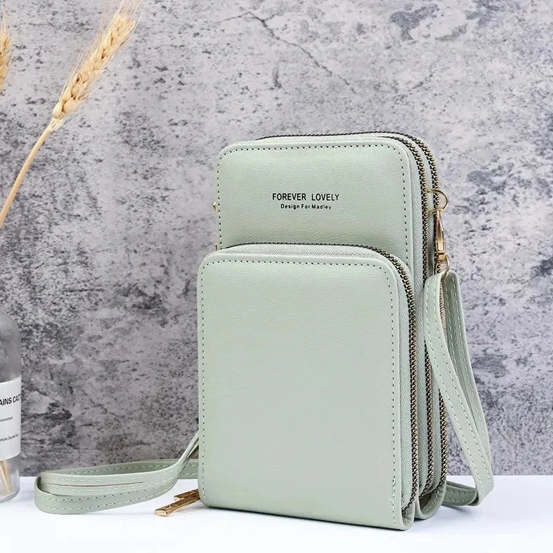 Lille crossbody-taske i vegansk læder