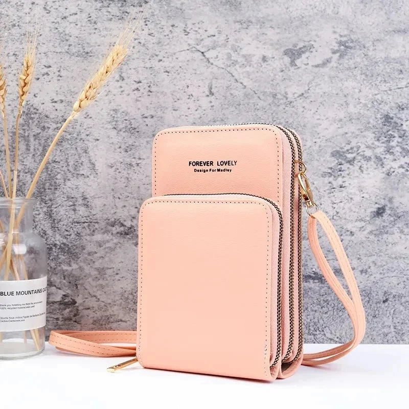Lille crossbody-taske i vegansk læder
