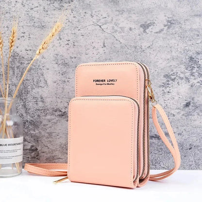 Lille crossbody-taske i vegansk læder