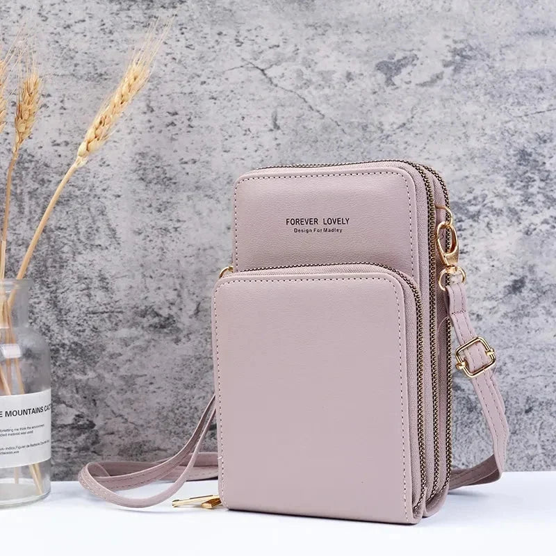 Lille crossbody-taske i vegansk læder