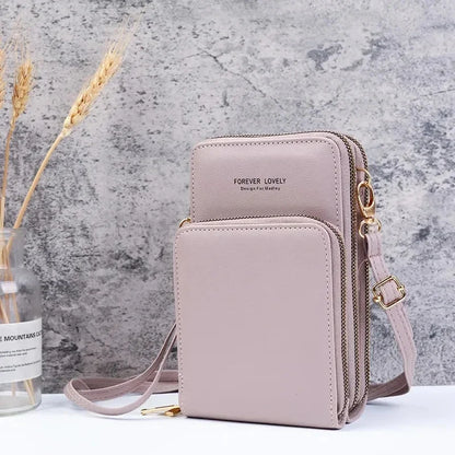 Lille crossbody-taske i vegansk læder