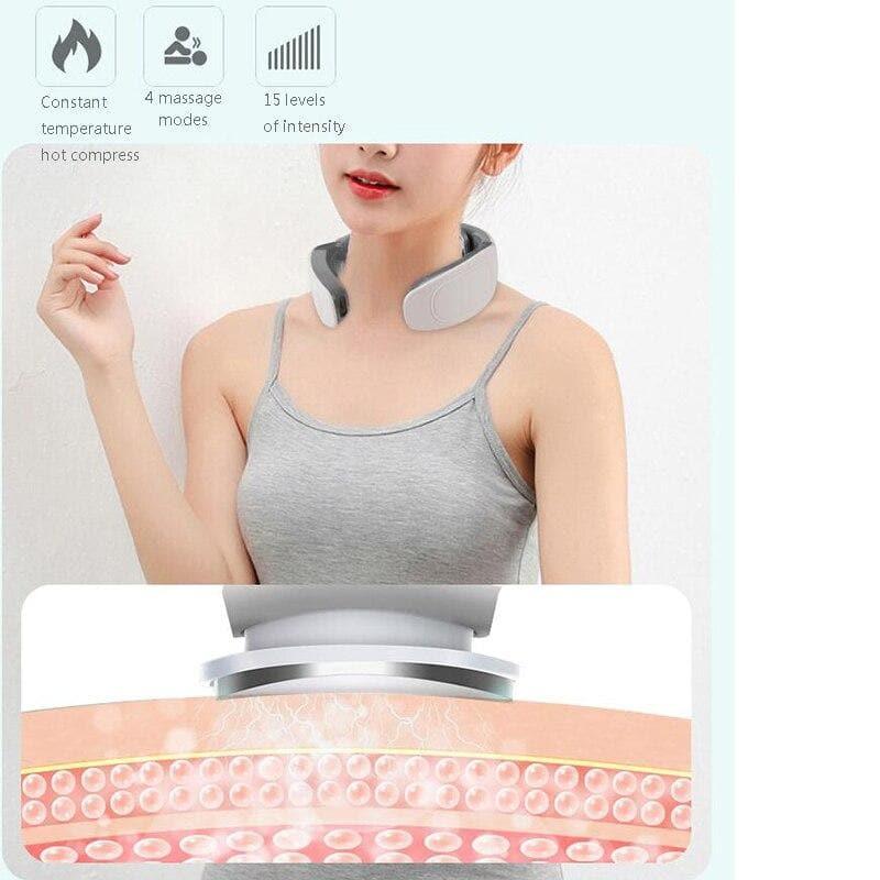 Nakkemassager med pulsfunktion og flere tilstande