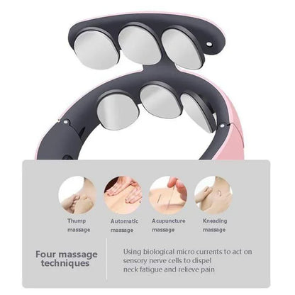 Nakkemassager med pulsfunktion og flere tilstande