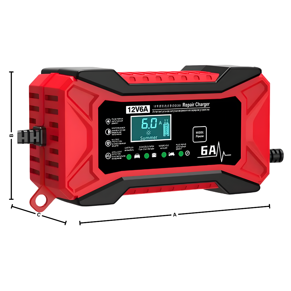 Smart 12 V batterioplader til bil og motorcykel